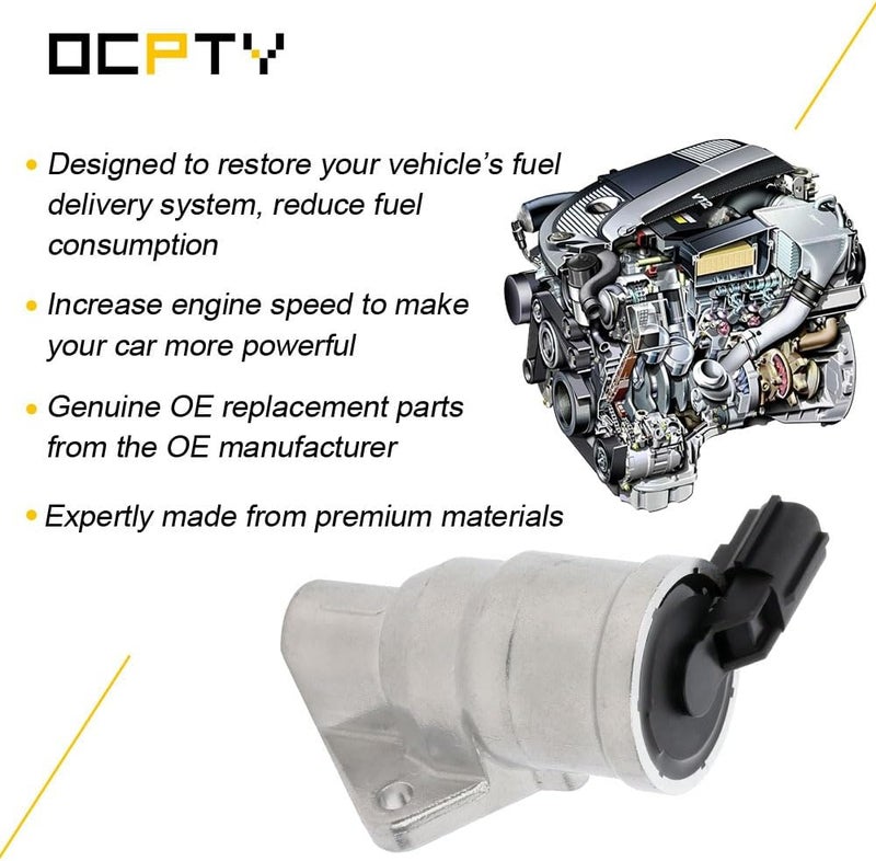 OCPTY F65E9F715DA 4J1025 Idle Air Control Valve fit 97-99 for FordE-150 Econoline, 1997-1999 for FordE-150 Econoline Club Wagon, 1997-1999 for FordF-150, 97-98 forFord Mustang iac valve - Image 5
